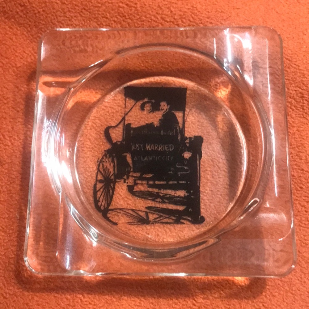 Vintage “Just Married “ ashtray